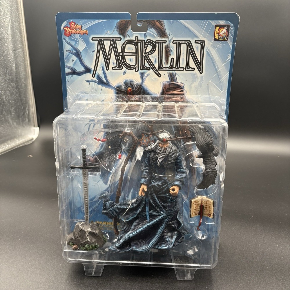 Merlin‎ The Taliesen Action Figure Action Toys 1999 Retro Lady Pendragon In Box
